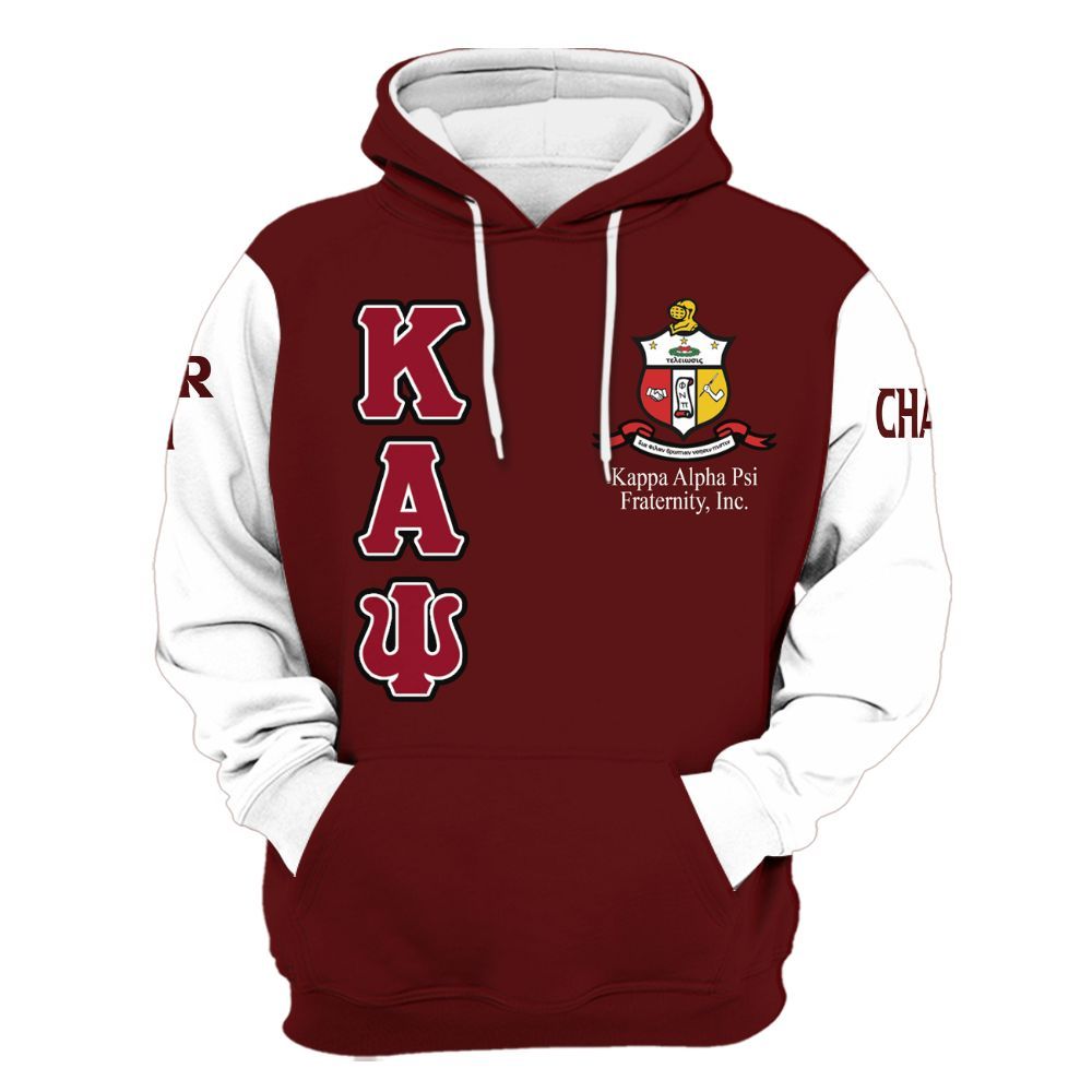 Ireishprint ΚΑΨ Custom Chapter Shirt, Personalized Hand Sign Shirt 1911 Fraternity Hoodie