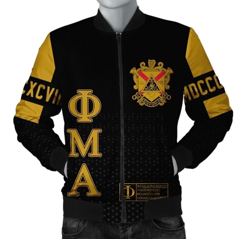 Africa Zone Jacket - MCM Phi Mu Alpha Sinfonia Bomber Jacket