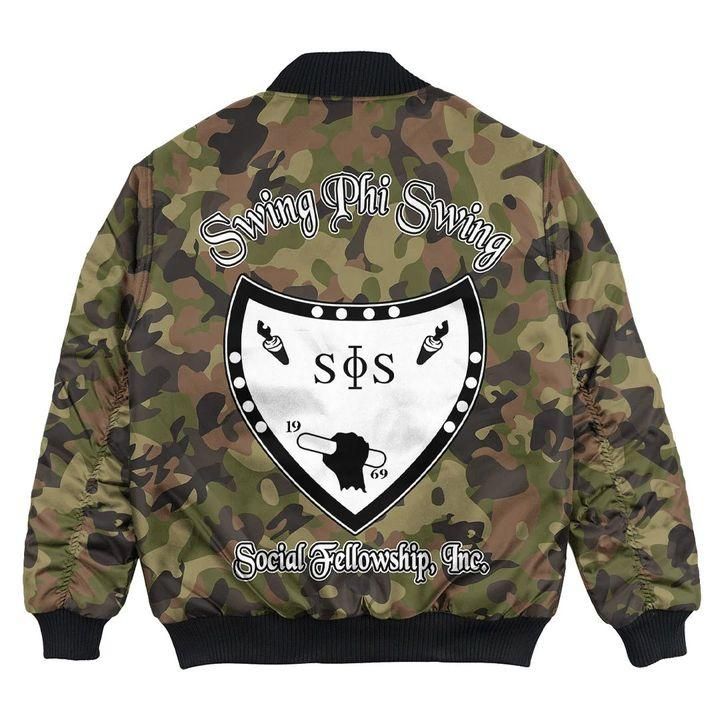 Swing Phi Swing Camo Bomber Jacket RLT13