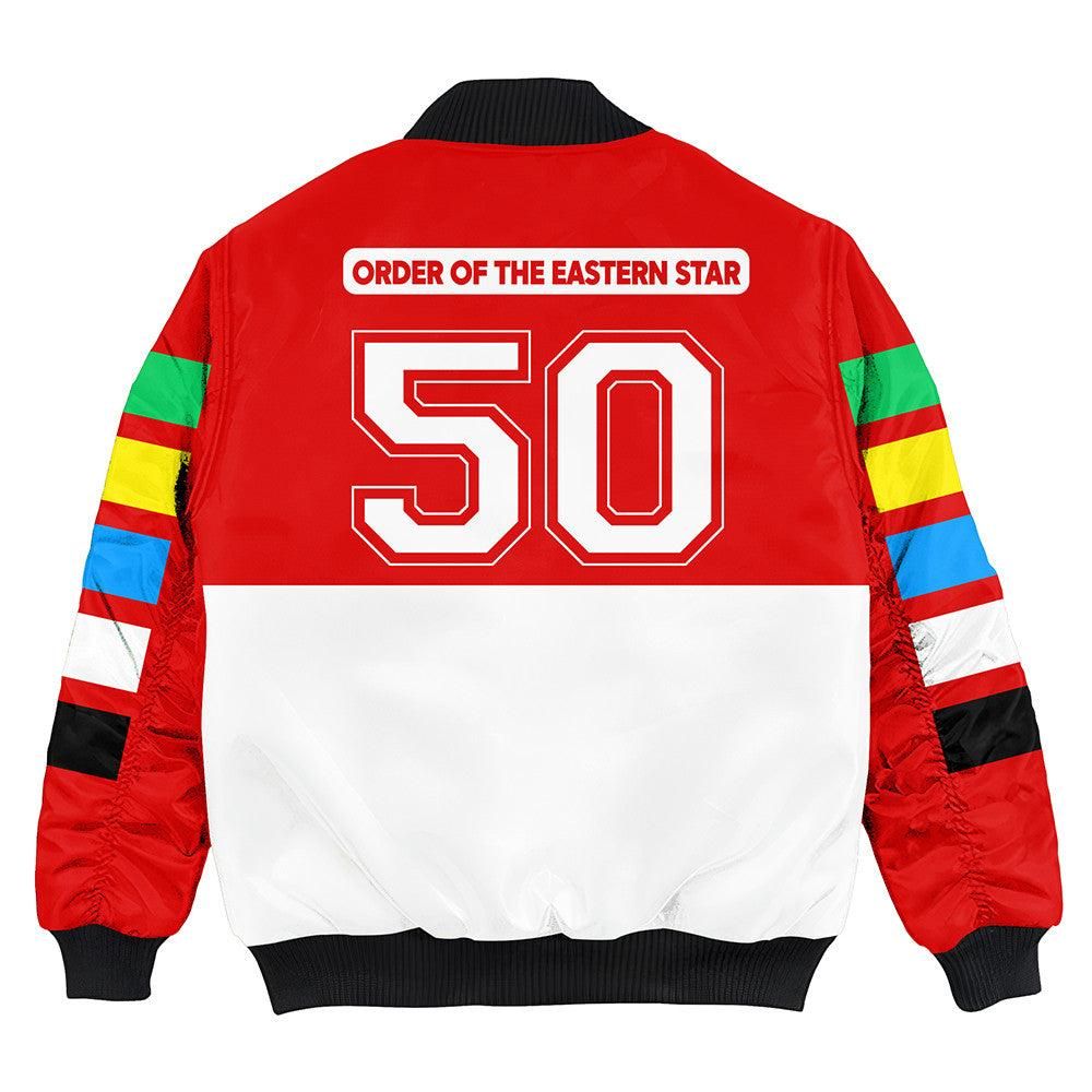 Order Of The Eastern Star Sporty Premium Bomber Jacket