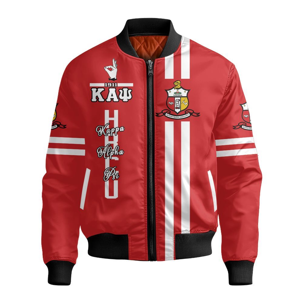 Ireishprint ΚΑΨ Shirt, HBCU Shirt ΚΑΨ Fraternity Bomber Jacket