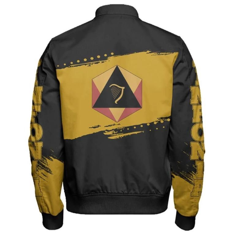 Africa Zone Jacket - Phi Mu Alpha Sinfonia Indiana University Sleeve Zip Bomber Jacket