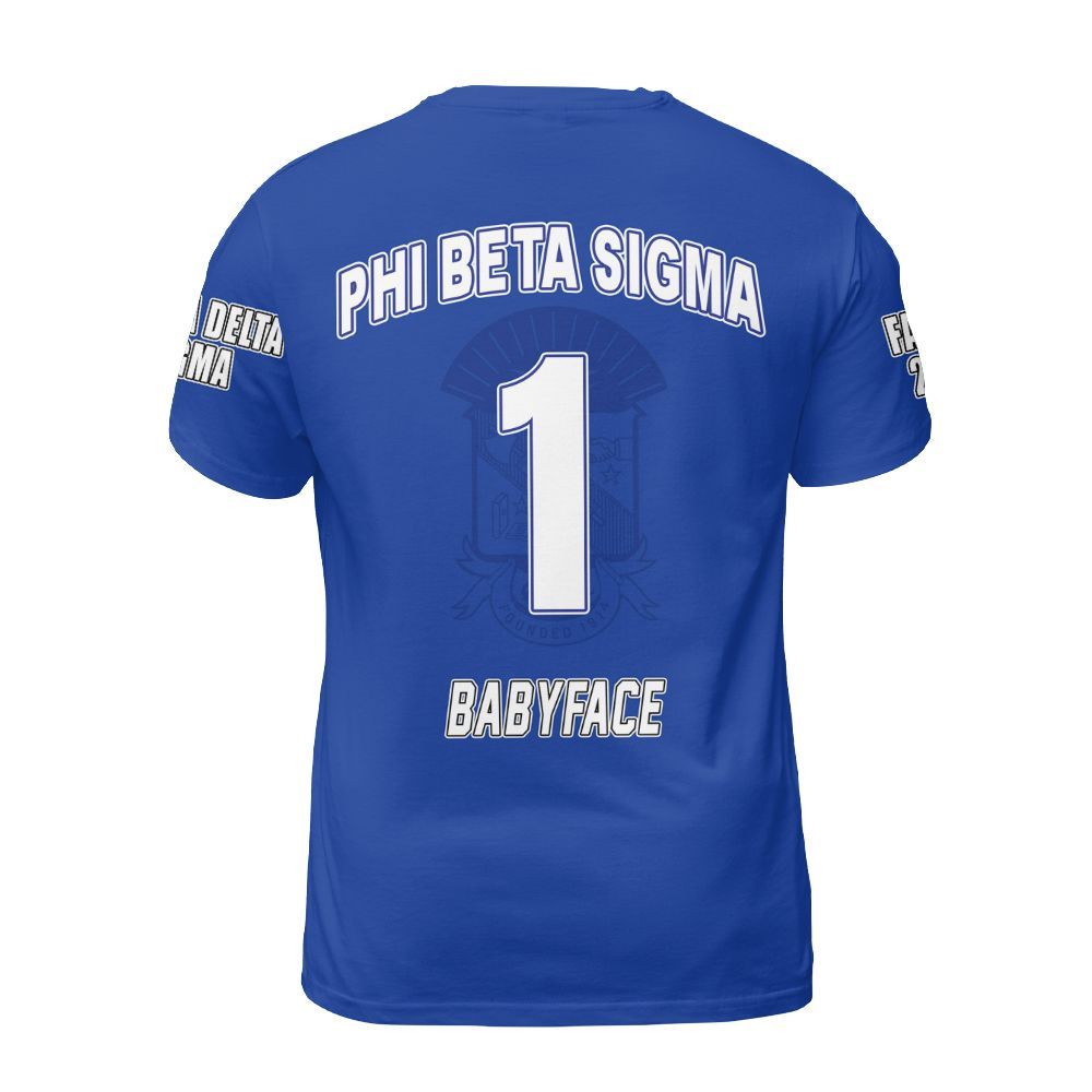 Ireishprint ΦΒΣ Custom Chapter Shirt, Personalized Royal Blue Sigma 1914 Fraternity Shirt