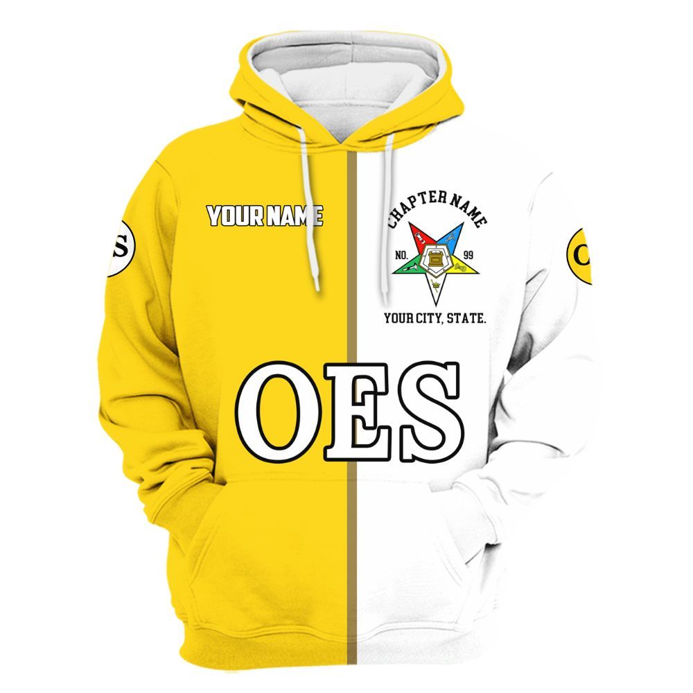 Ireishprint OES Custom Legacy Shirt, Yellow Circle Legacy Style Order Of The Eastern Star OES Hoodie