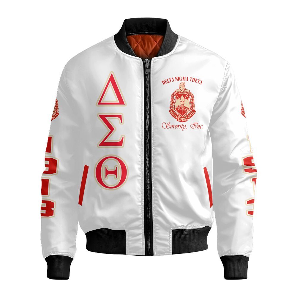 Ireishprint Delta Sigma Theta Off Shoulder Sweatshirt, Founded 1913 Crimson Sweatshirt Delta Sigma Theta Sorority Bomber Jacket
