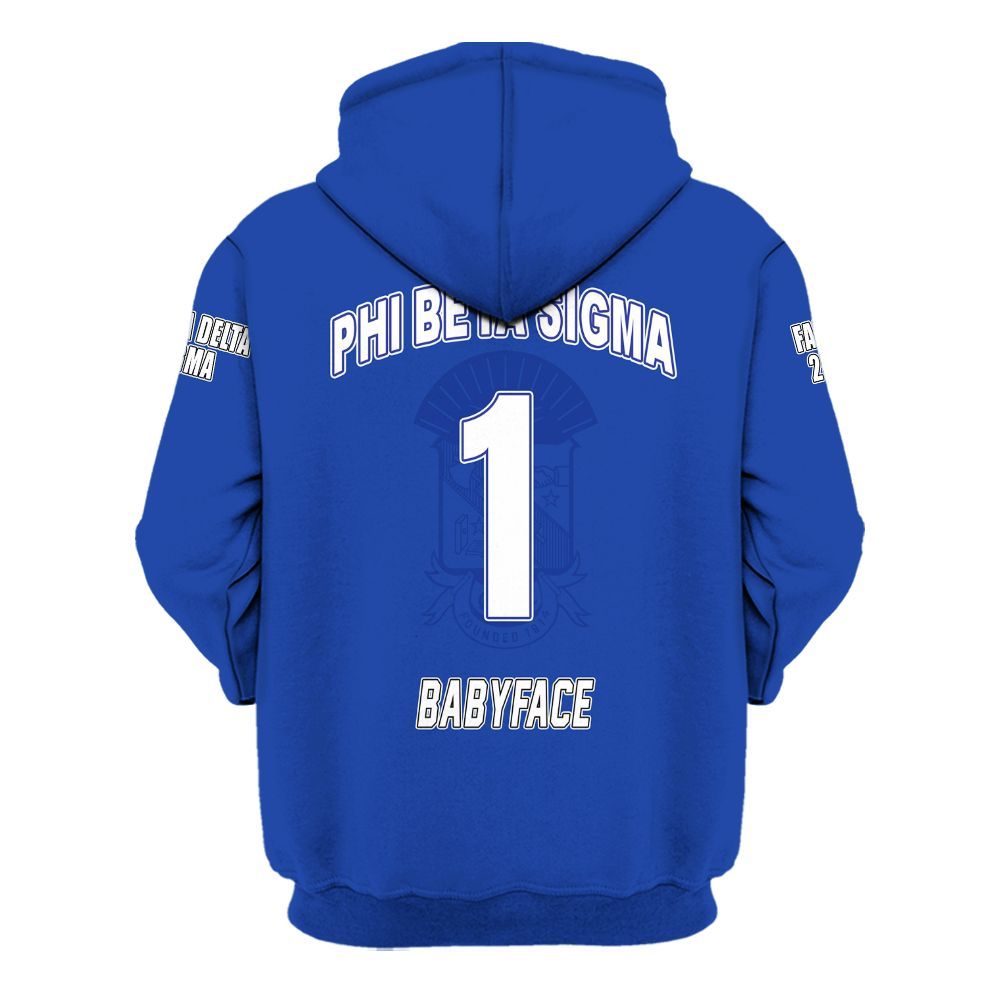 Ireishprint ΦΒΣ Custom Chapter Shirt, Personalized Royal Blue Sigma 1914 Fraternity Hoodie