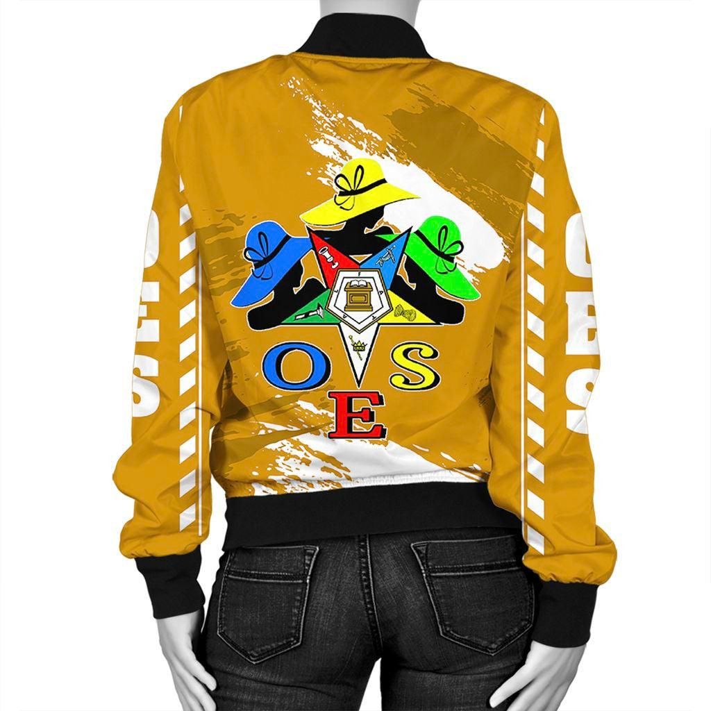 Order of the Eastern Star Yelllow Nineteen Bomber Jacket