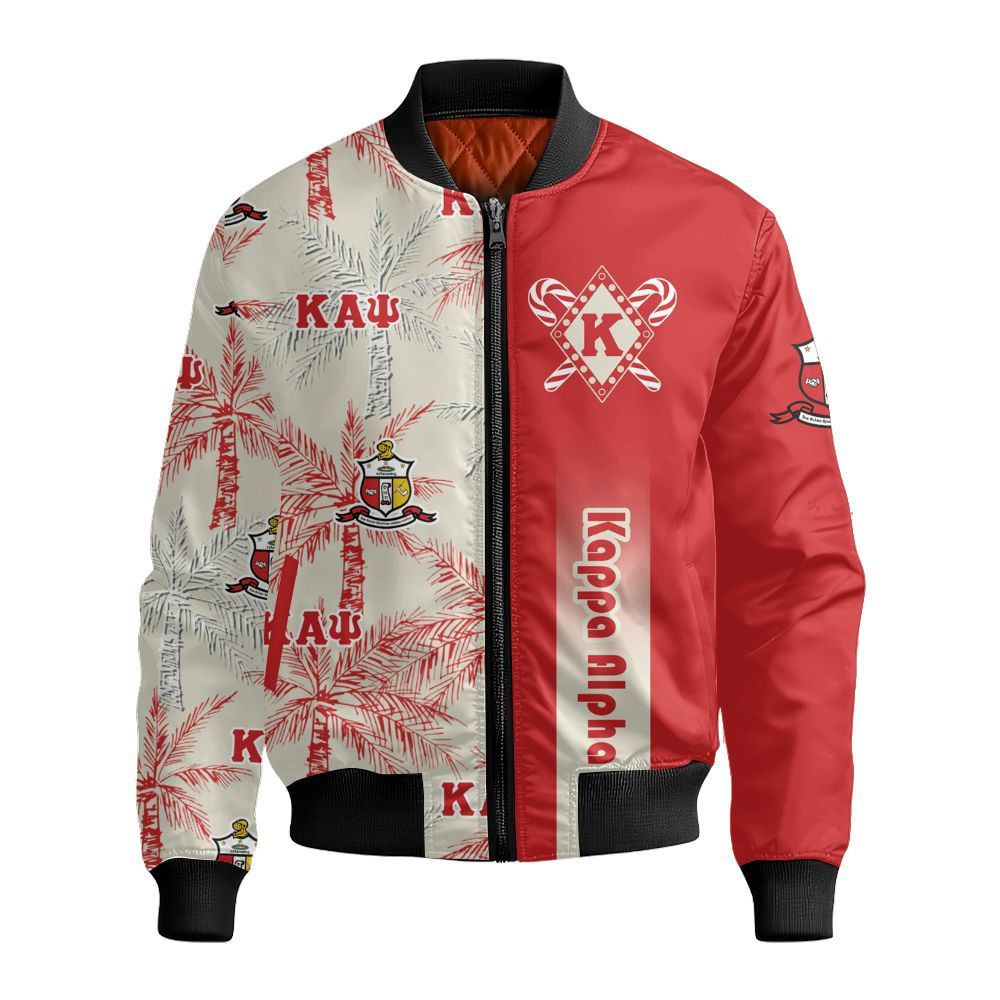 Ireishprint ΚΑΨ Hawaii Shirt, Palm Tree Hawaii Shirt ΚΑΨ Fraternity Bomber Jacket