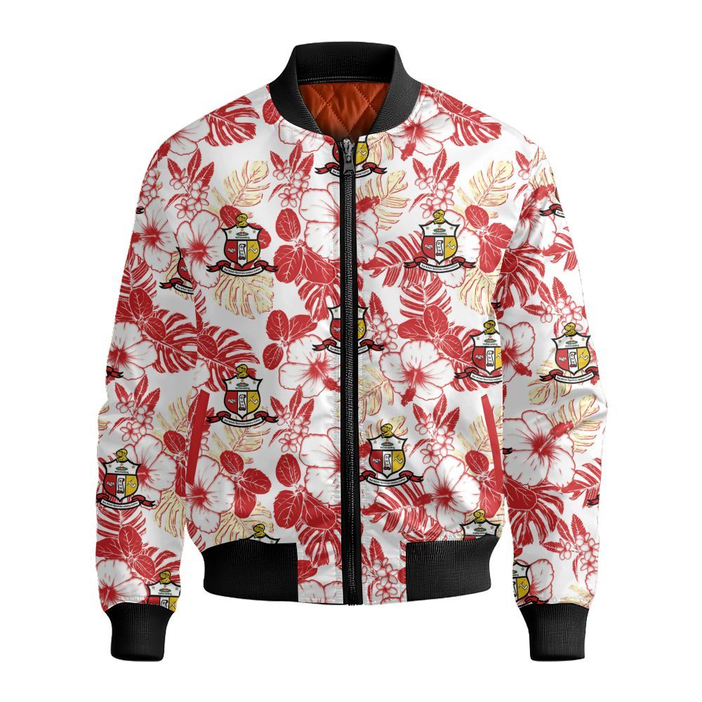 Ireishprint ΚΑΨ Hawaii Short, Tropical Flowers Hawaii Short ΚΑΨ Fraternity Bomber Jacket
