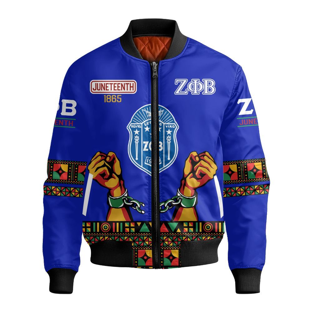 Ireishprint Zeta Phi Beta Shirt, Juneteenth Finer Woman Shirt Zeta Phi Beta Sorority Bomber Jacket