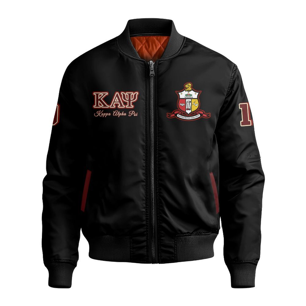 Ireishprint ΚΑΨ Shirt, Hand Sign Black Shirt ΚΑΨ Fraternity Bomber Jacket