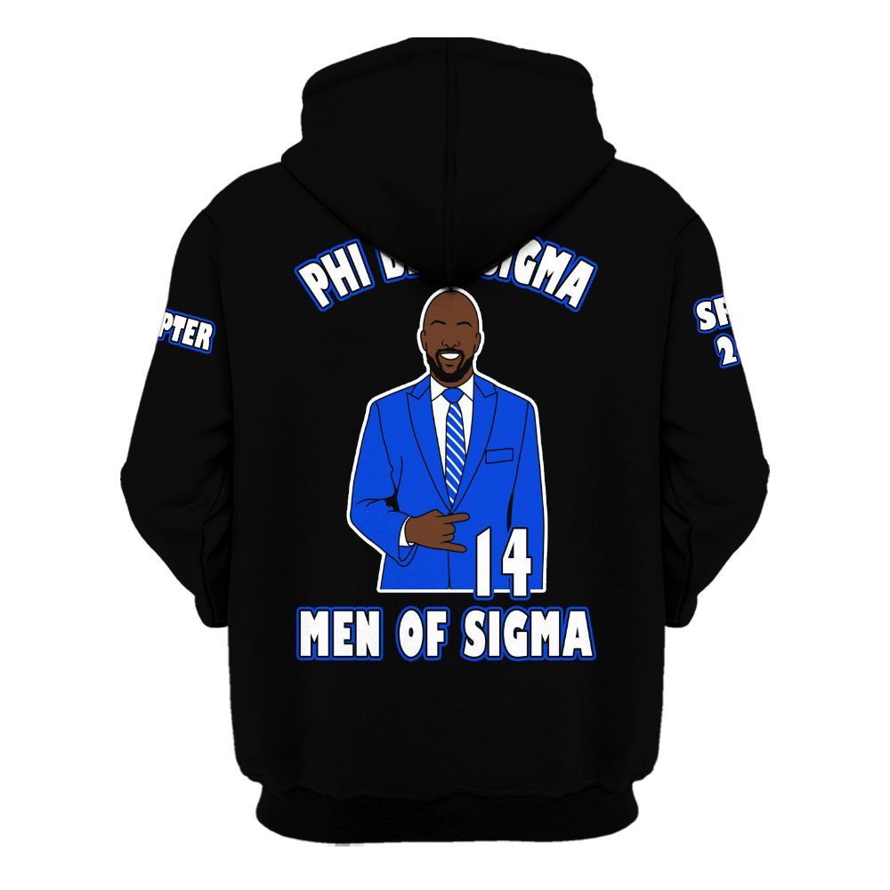 Ireishprint ΦΒΣ Custom Chapter Shirt, Personalized Black Shirt ΦΒΣ 1914 Fraternity Hoodie