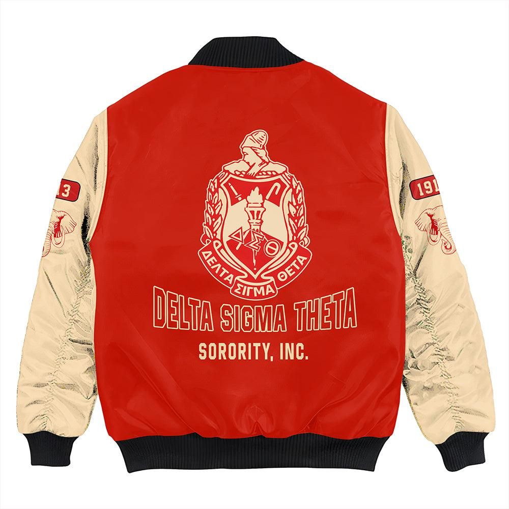 Delta Sigma Theta Varsity Bomber Jacket T09