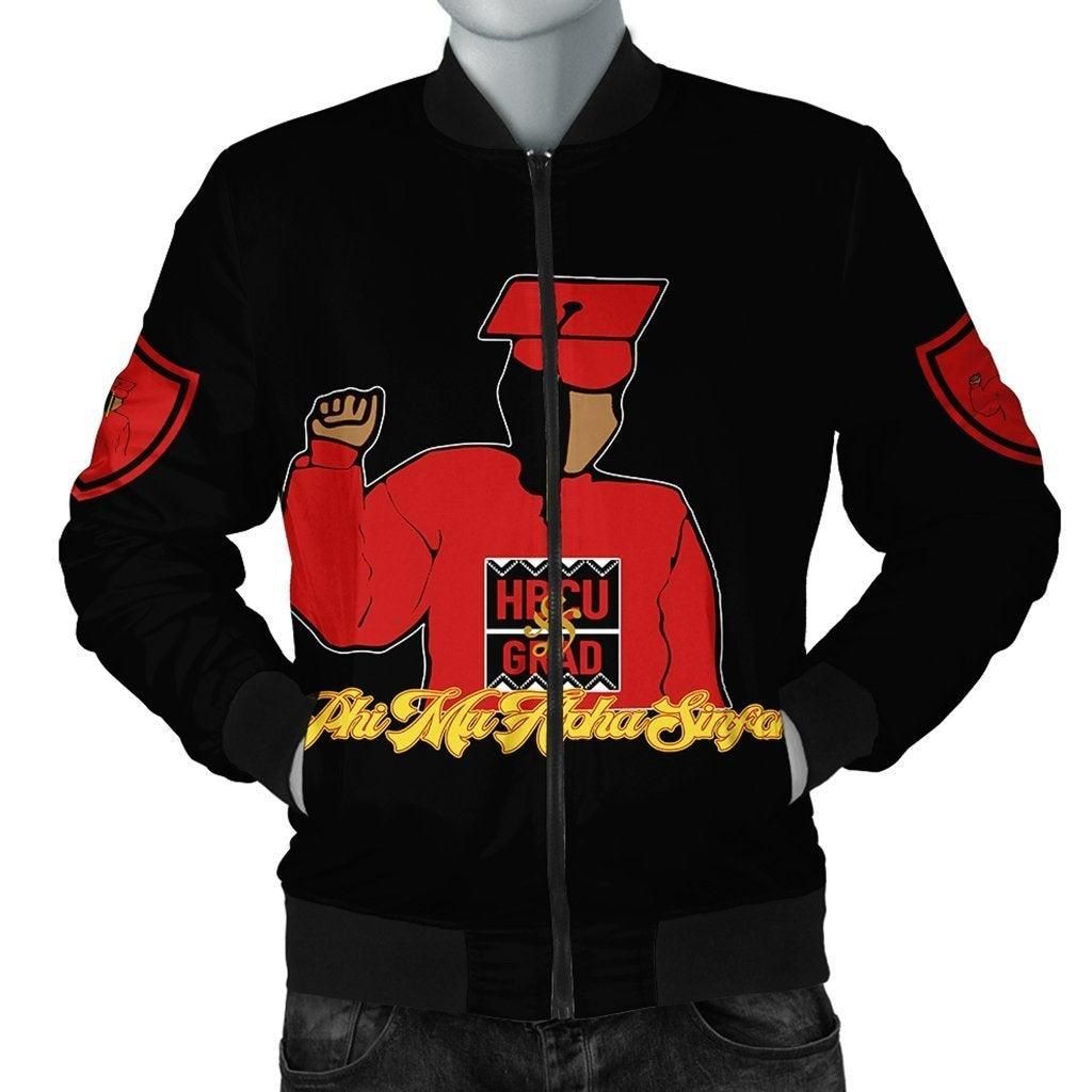 African Jacket - Phi Mu Alpha Sinfonia HBCU Style Bomber Jacket