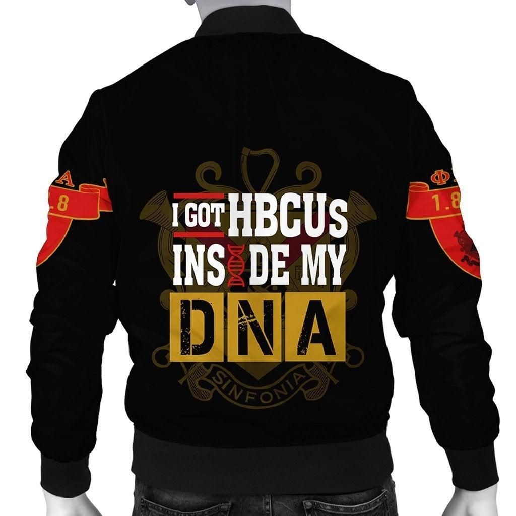 African Jacket - Phi Mu Alpha Sinfonia HBCU DNA Bomber Jacket