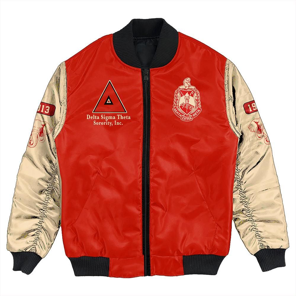 Delta Sigma Theta Varsity Bomber Jacket T09