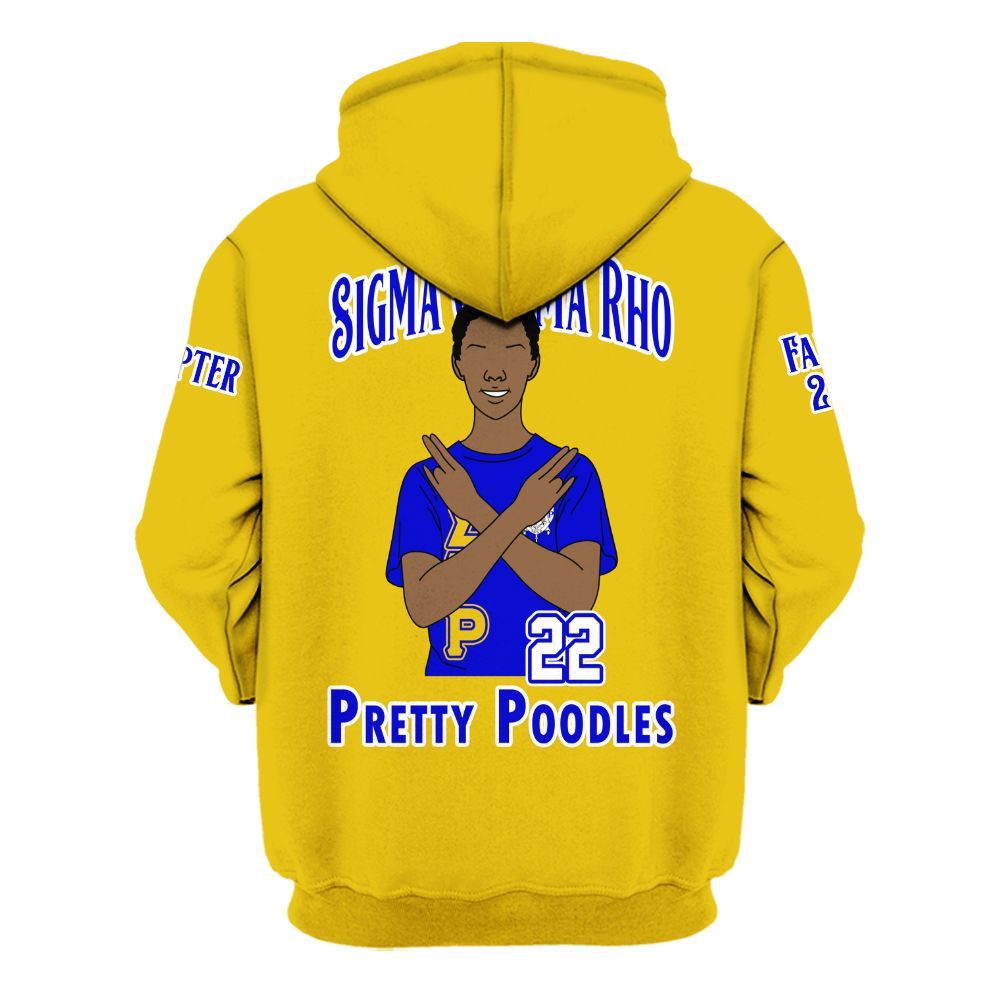 Ireishprint Sigma Gamma Rho Custom Chapter Shirt, Personalized Gold Shirt Sigma Gamma Rho 1922 Sorority Hoodie