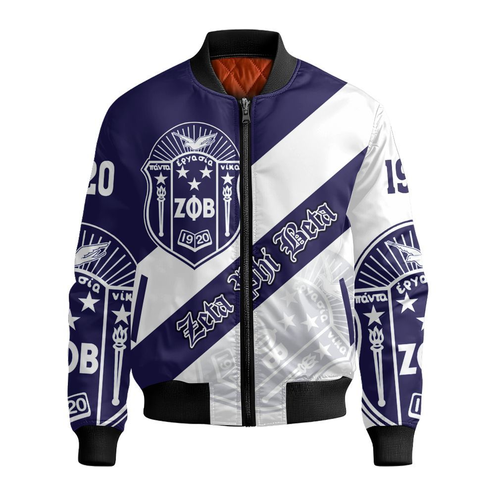 Ireishprint Zeta Phi Beta Shirt, Zeta Phi Beta Tech Style Zeta Phi Beta Sorority Bomber Jacket