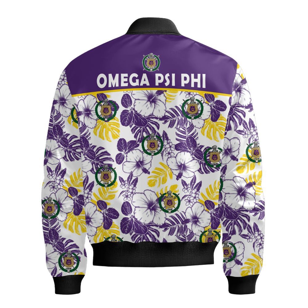 Ireishprint ΩΨΦ Hawaii Shirt, Hawaii Hawaii Shirt ΩΨΦ Fraternity Bomber Jacket