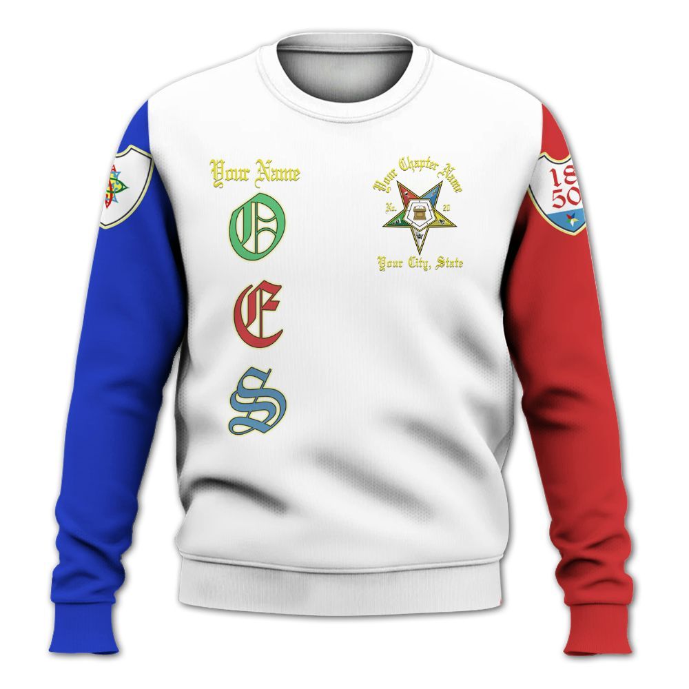 Ireishprint OES Custom Legacy Shirt, Esther Pentagon Sisters Order Of The Eastern Star OES Sweatshirt