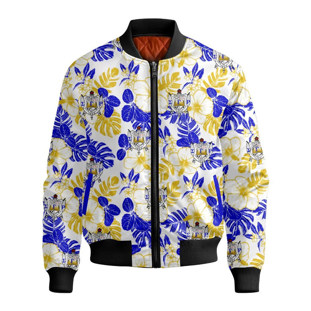Ireishprint Sigma Gamma Rho Hawaii Shirt, Hawaii Hawaii Shirt Sigma Gamma Rho Sorority Bomber Jacket