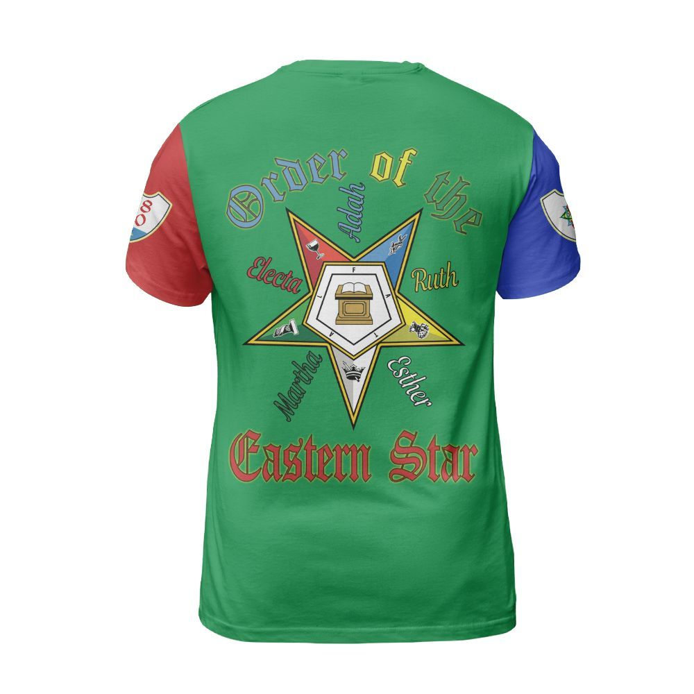 Ireishprint OES Custom Legacy Shirt, Martha Pentagon Sisters Order Of The Eastern Star OES Shirt