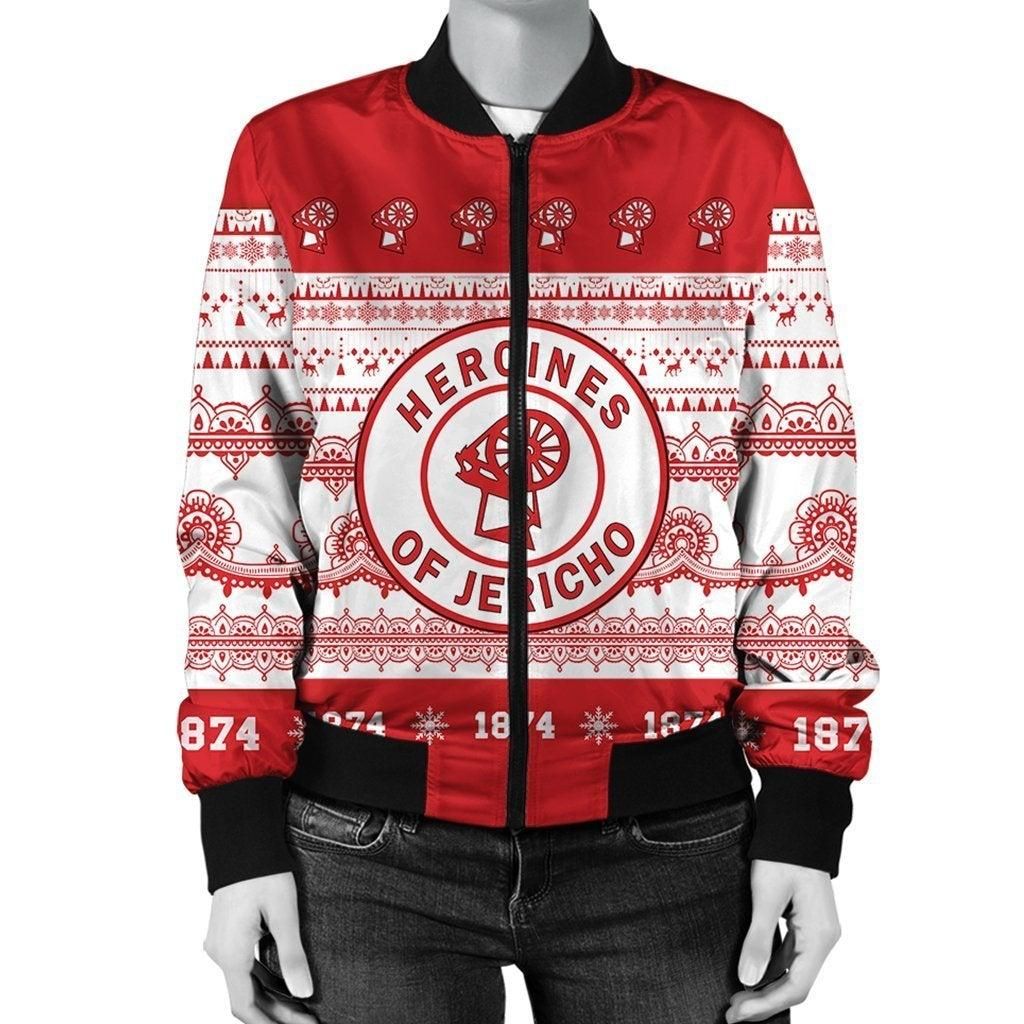 African Jacket - Heroines Of Jericho Xmas Establish Year Bomber Jacket