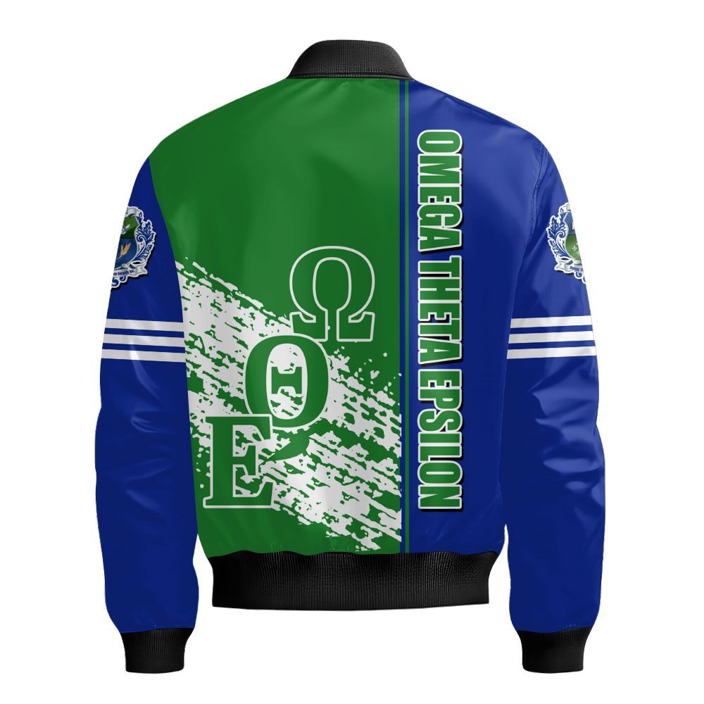 Ireishprint Omega Theta Epsilon Off Shoulder Sweatshirt, Omega Theta Epsilon Sorority Stroke Style Shirt Sorority Bomber Jacket