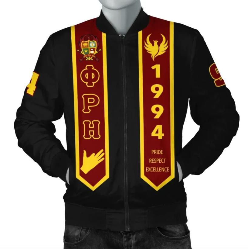 Africa Phi Rho Eta Bomber Jacket Graduation Stole Style