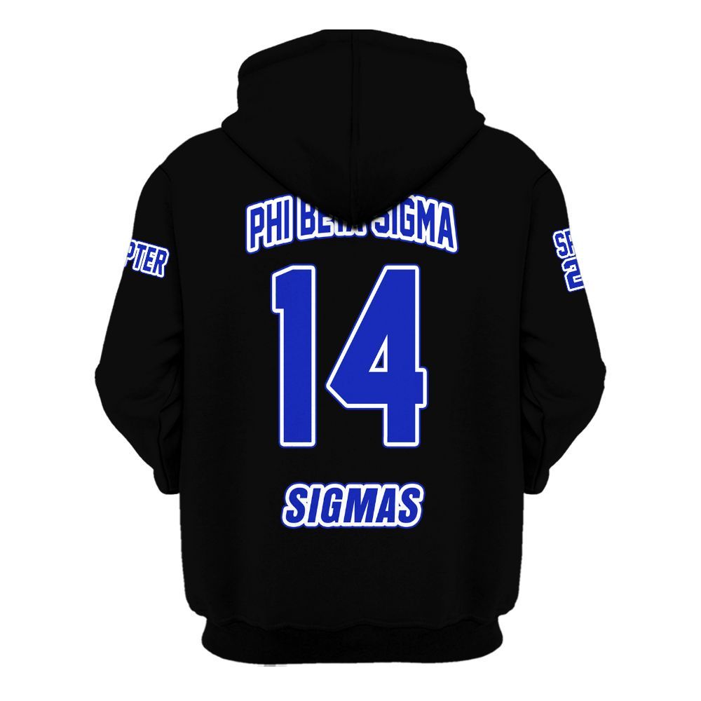 Ireishprint ΦΒΣ Custom Chapter Shirt, Personalized Black Royal Blue Shirt 1914 Fraternity Hoodie