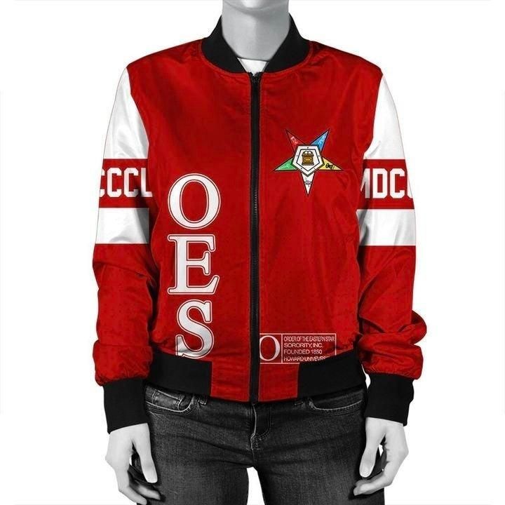 MCM Order of the Eastern Star Red Bomber Jacket