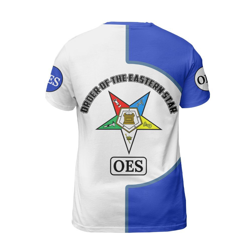 Ireishprint OES Custom Legacy Shirt, Blue Circle Legacy Style Order Of The Eastern Star OES Shirt