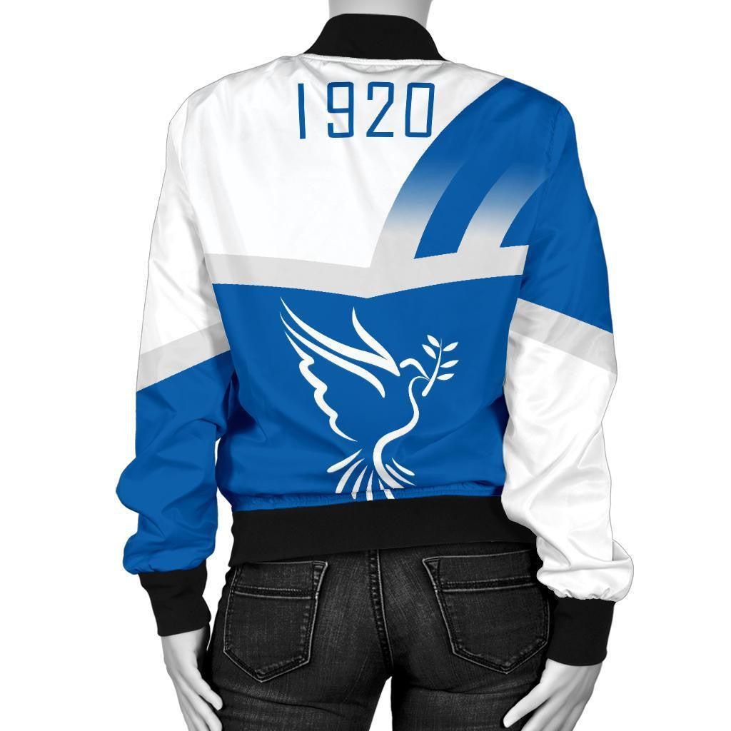 Zeta Phi Beta 1920 Dove Bomber Jacket Prime Style