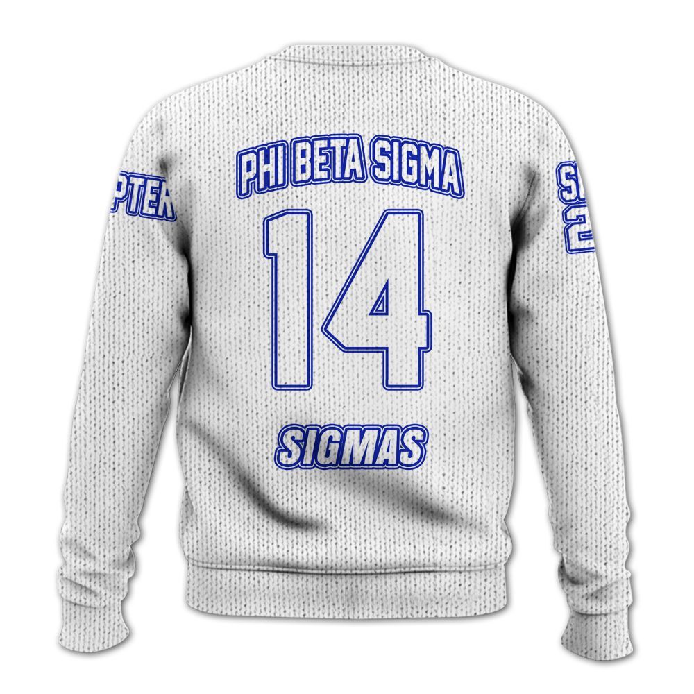 Ireishprint ΦΒΣ Custom Chapter Shirt, Personalized White Shirt 1914 Fraternity Knitted Sweater