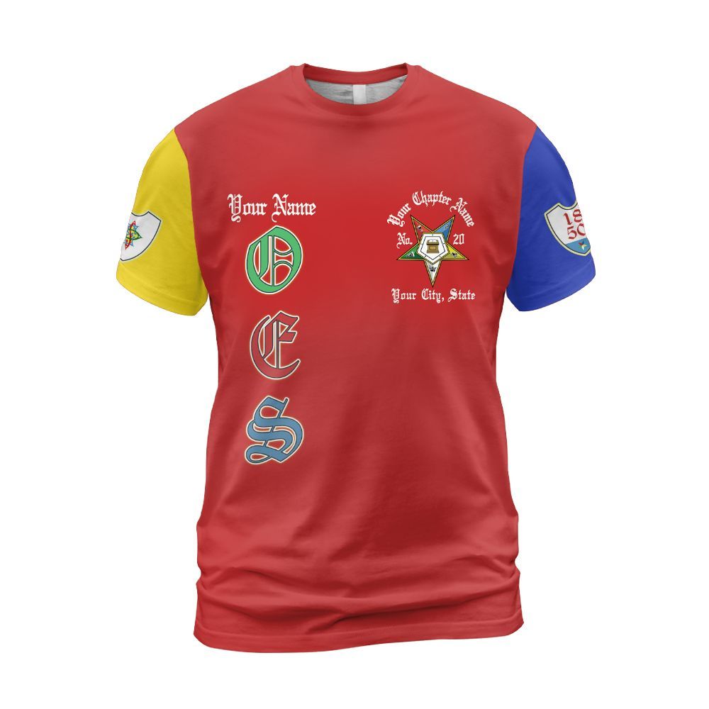 Ireishprint OES Custom Legacy Shirt, Electa Pentagon Sisters Order Of The Eastern Star OES Shirt