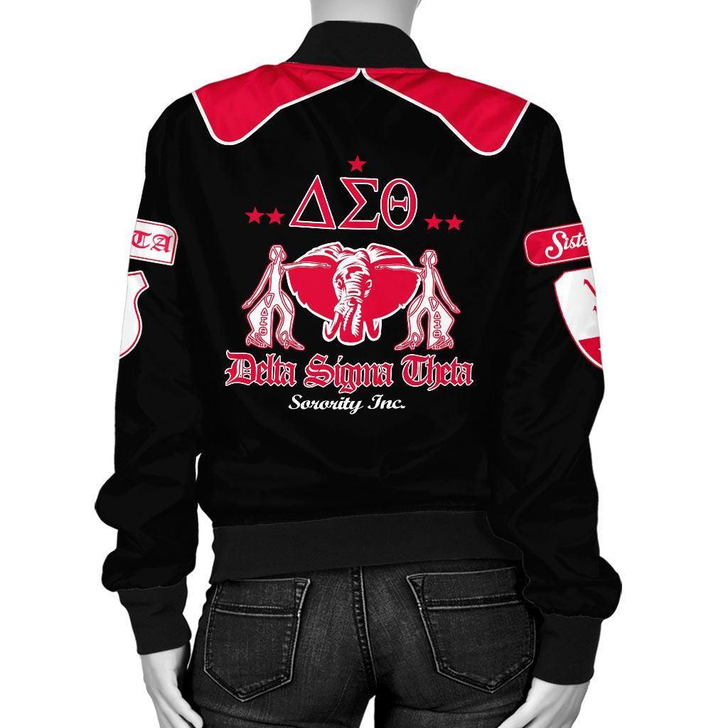 Lady Of Delta Sigma Theta Sorority Bomber Jacket