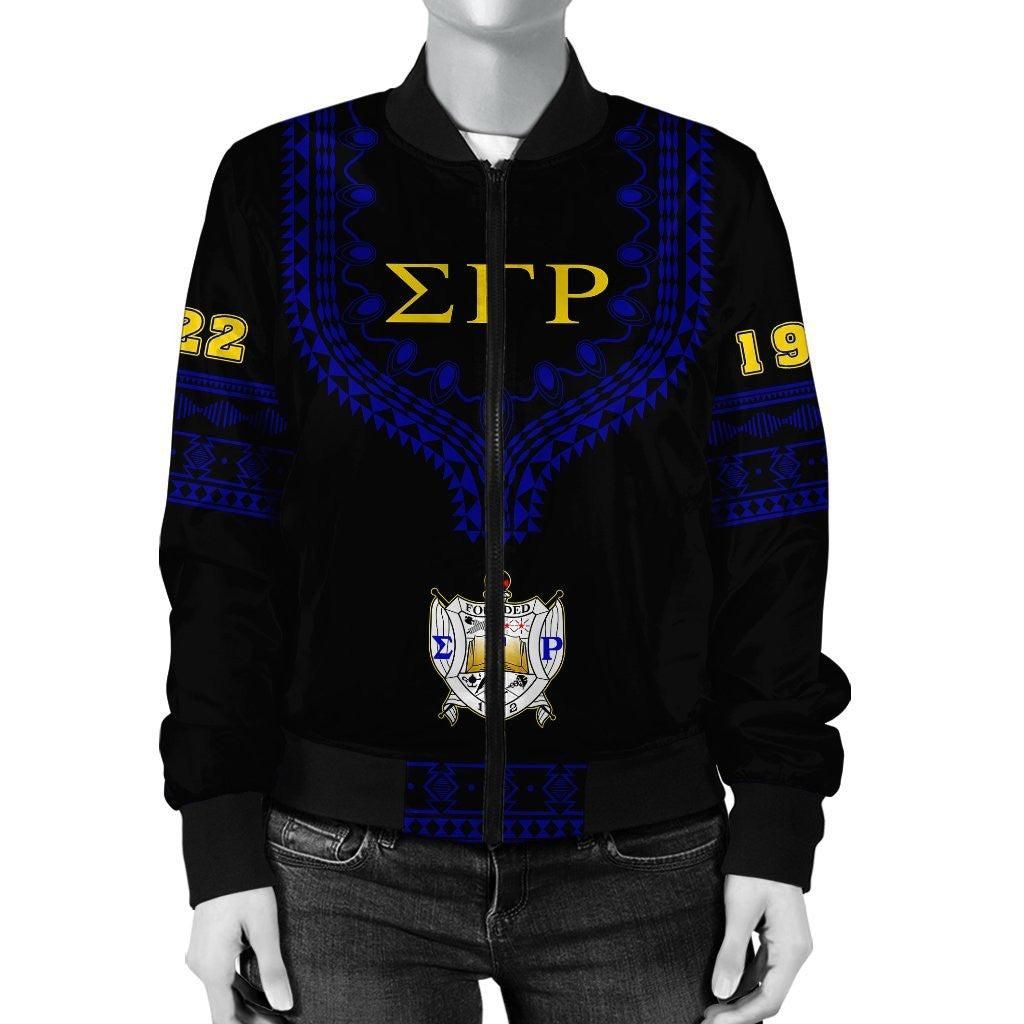 Sigma Gamma Rho Dashiki Bomber Jacket Alva Style