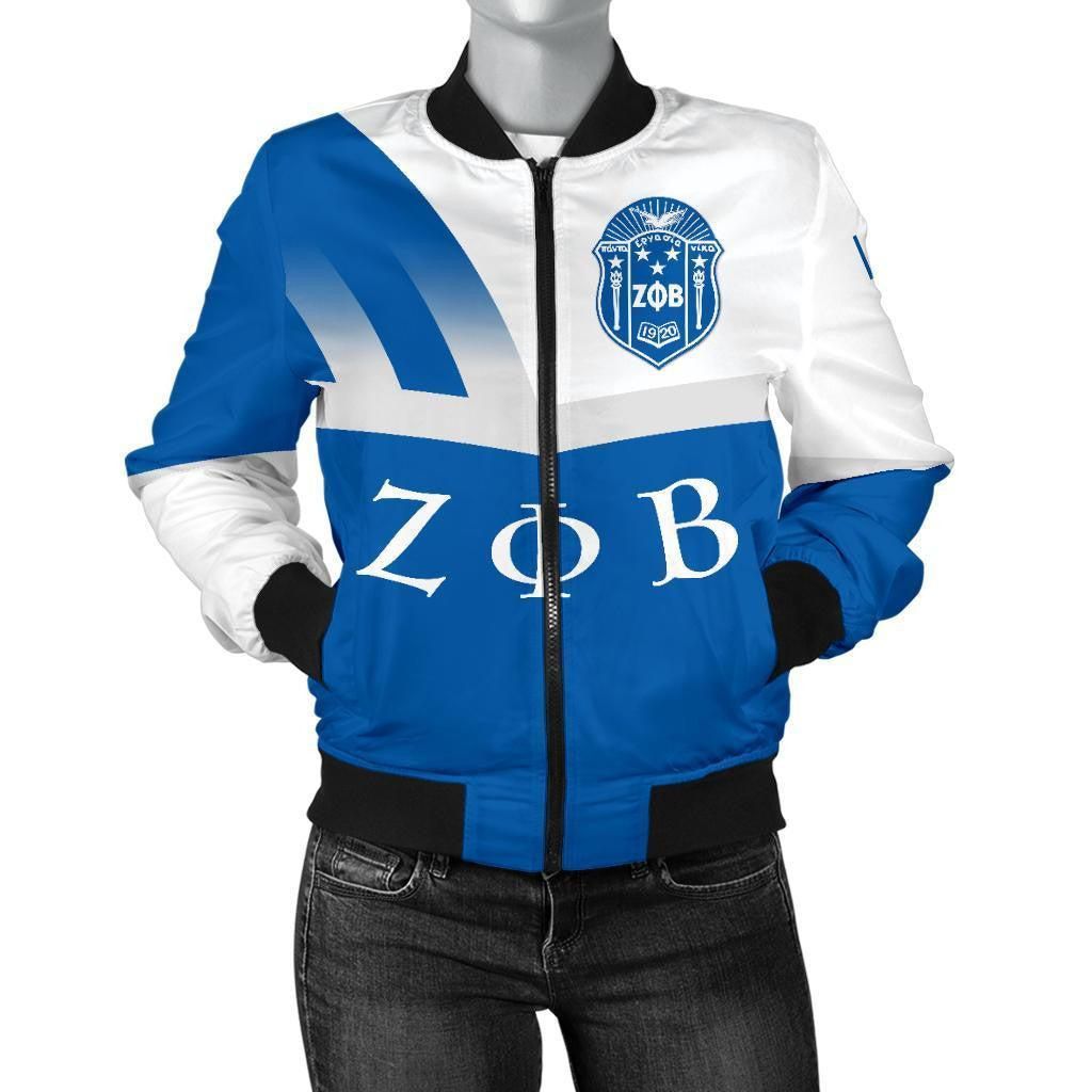Zeta Phi Beta 1920 Dove Bomber Jacket Prime Style