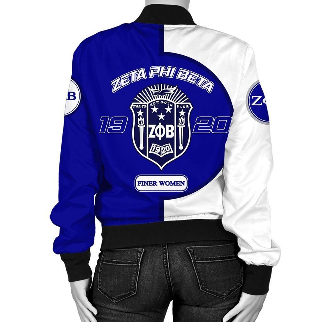 Zeta Phi Beta Bomber Jacket Cycle Style