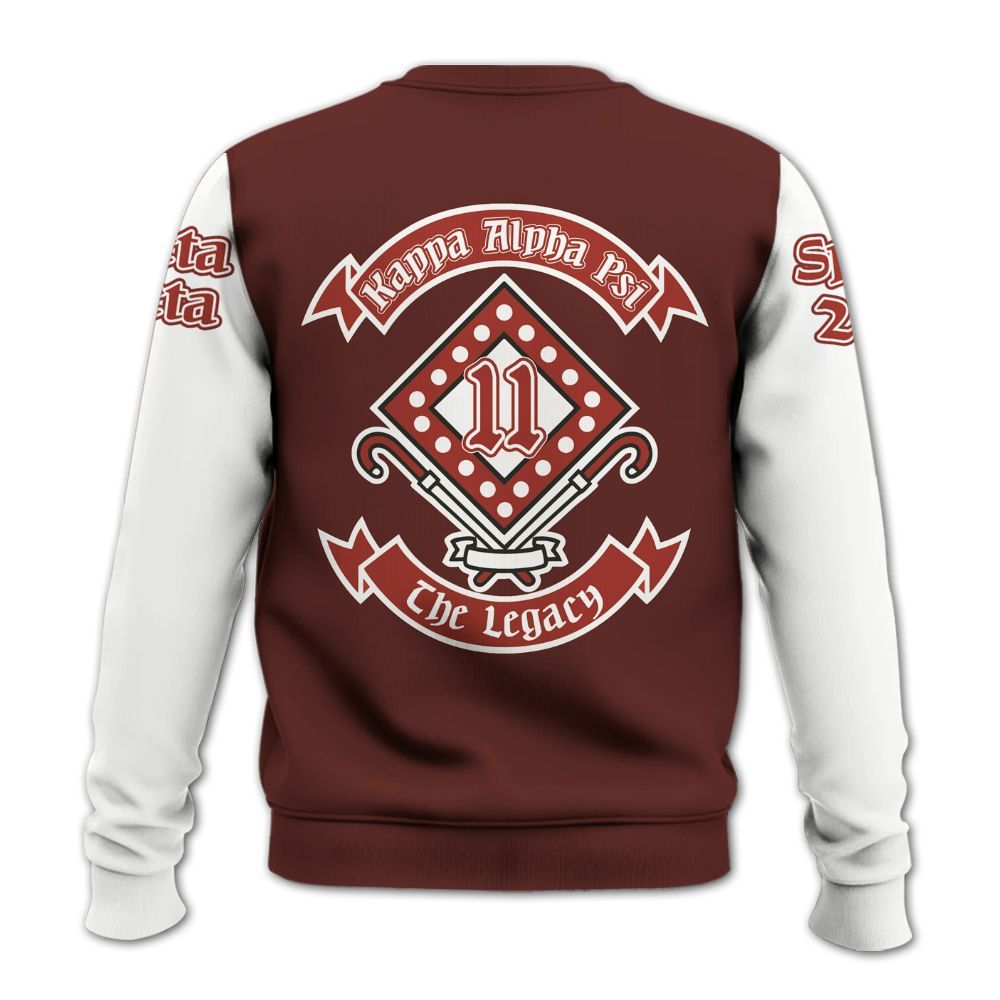 Ireishprint ΚΑΨ Custom Chapter Shirt, Krimson Diamond Canes 1911 Fraternity Sweatshirt