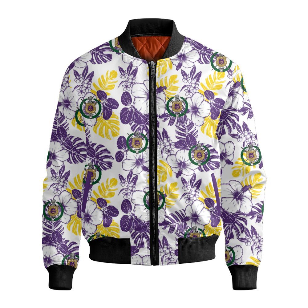 Ireishprint ΩΨΦ Hawaii Shirt, Hawaii Hawaii Shirt ΩΨΦ Fraternity Bomber Jacket