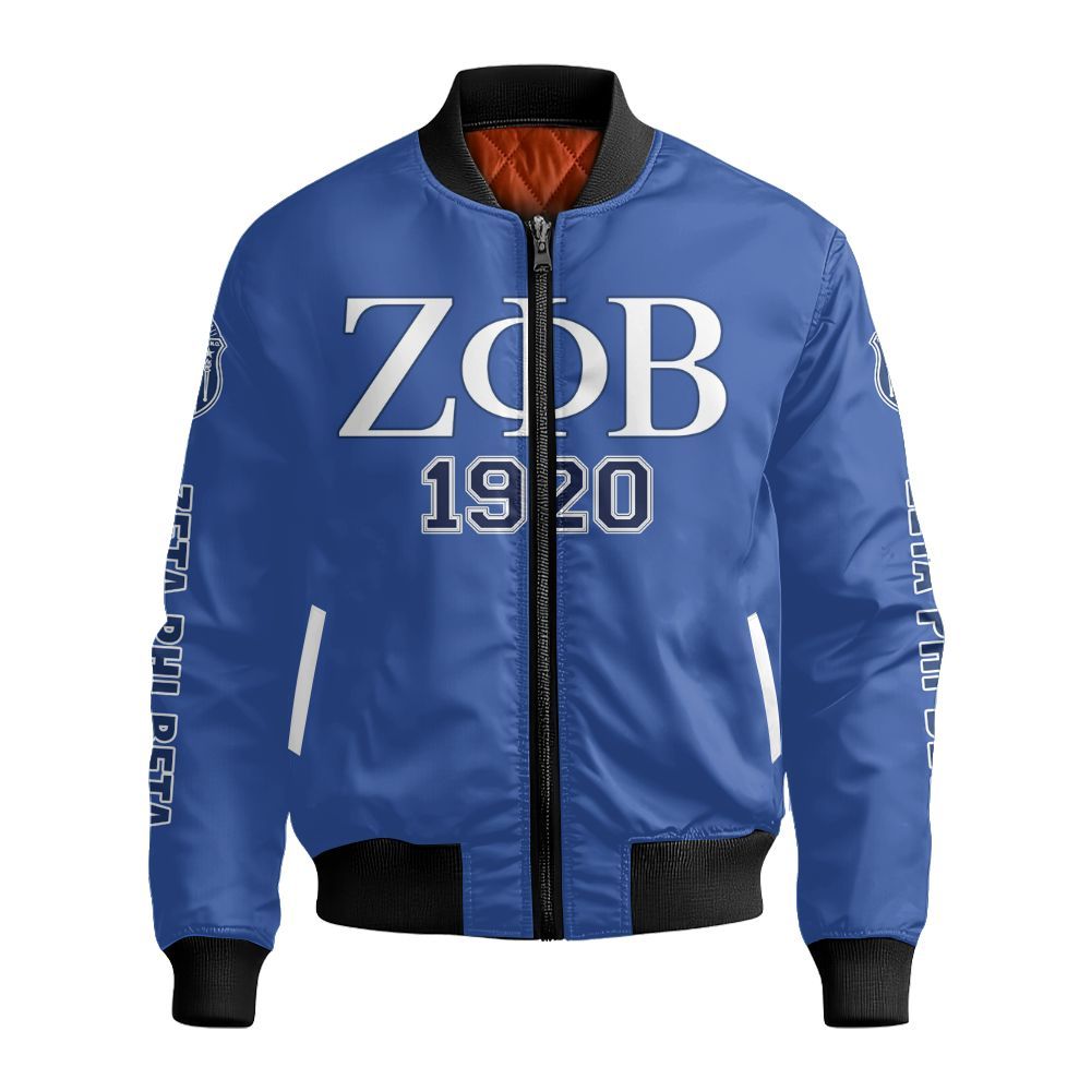 Ireishprint Zeta Phi Beta Varsity Jacket, For Life For Zeta Z Phi B Varsity Jacket 1920 Zeta Phi Beta Sorority Bomber Jacket