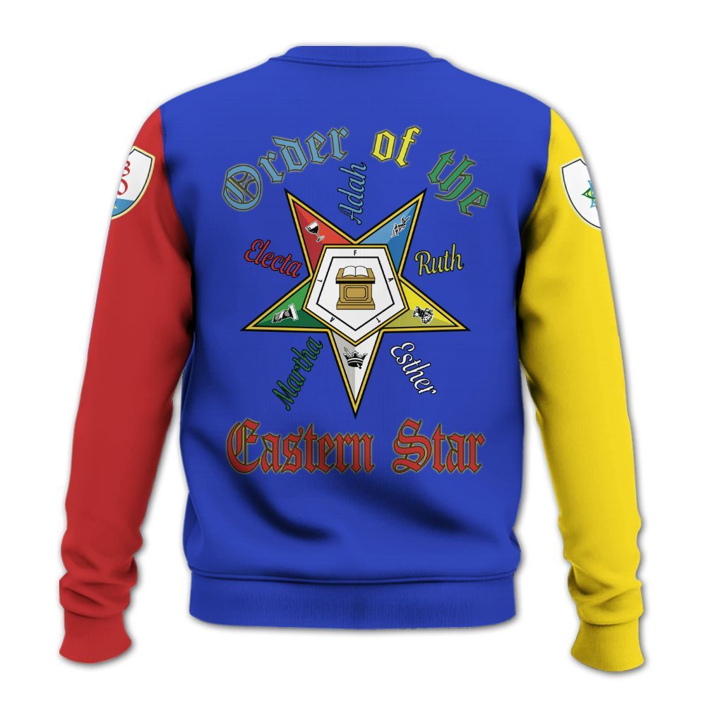 Ireishprint OES Custom Legacy Shirt, Adah Pentagon Sisters Order Of The Eastern Star OES Sweatshirt