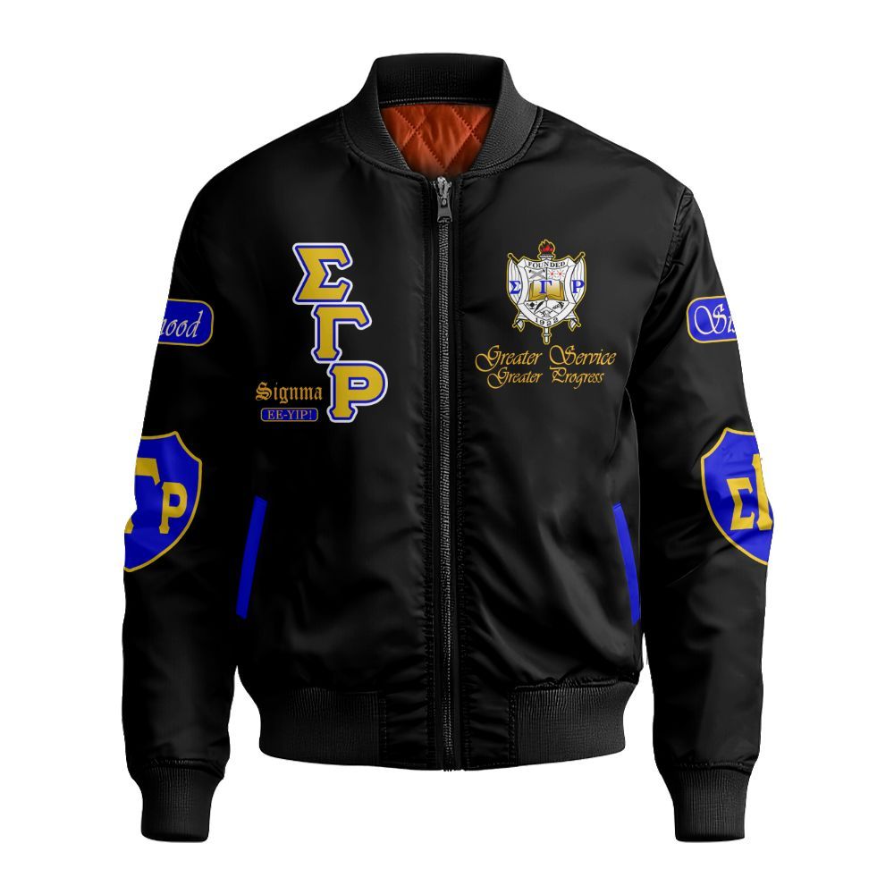 Ireishprint Sigma Gamma Rho Cardigan, Indianapolis Cardigan Sigma Gamma Rho Sorority Bomber Jacket