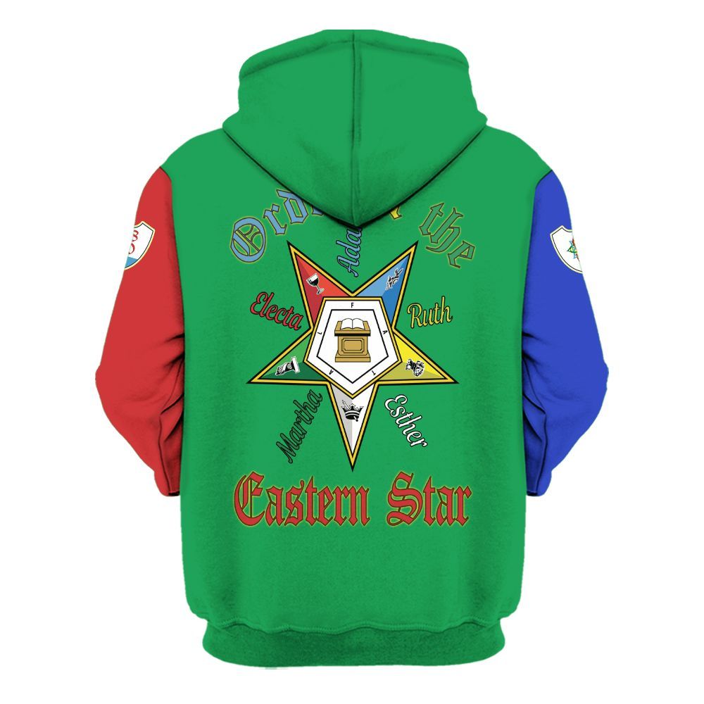 Ireishprint OES Custom Legacy Shirt, Martha Pentagon Sisters Order Of The Eastern Star OES Hoodie