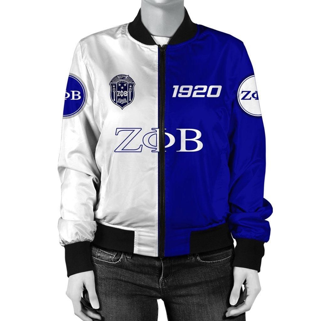 Zeta Phi Beta Bomber Jacket Cycle Style