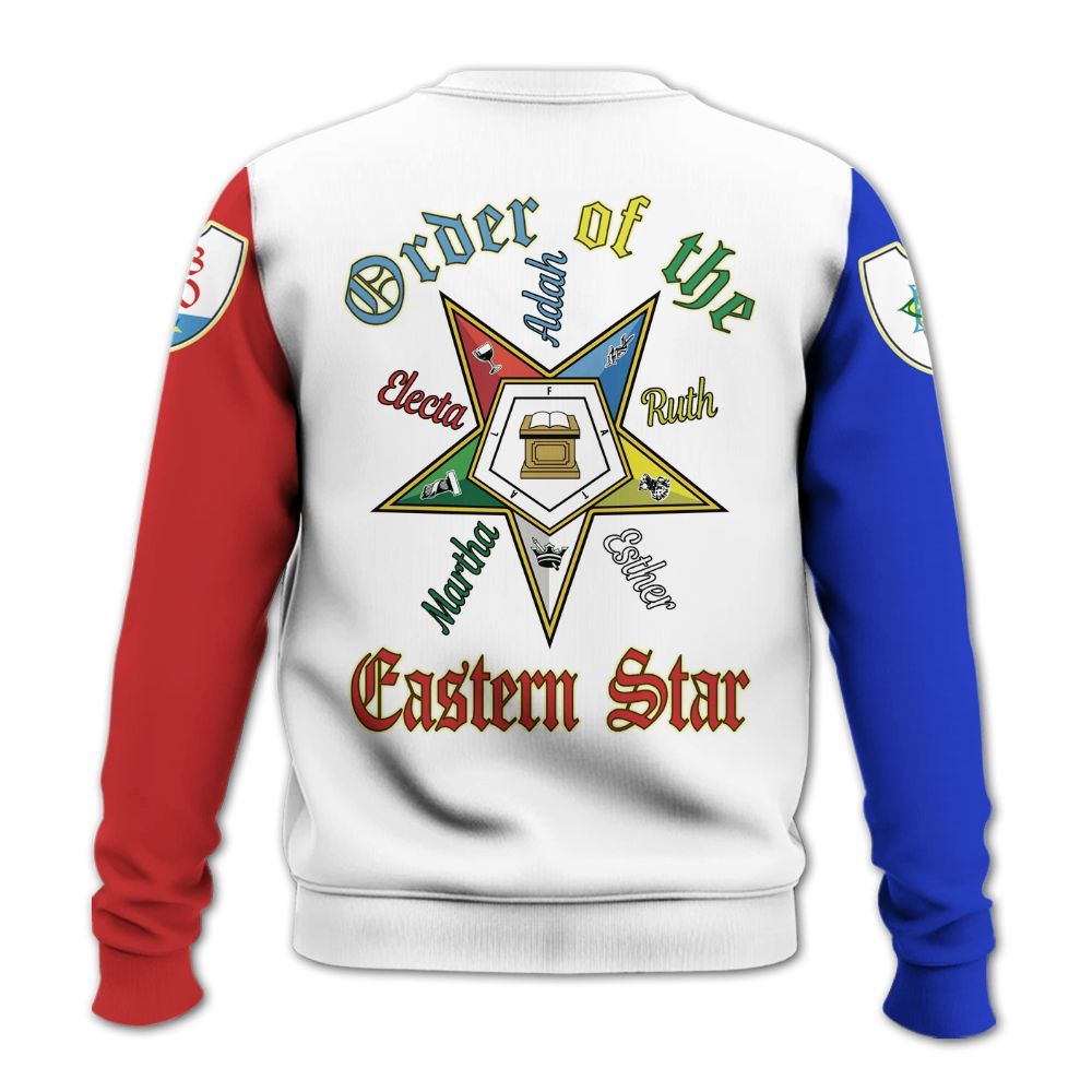 Ireishprint OES Custom Legacy Shirt, Esther Pentagon Sisters Order Of The Eastern Star OES Sweatshirt