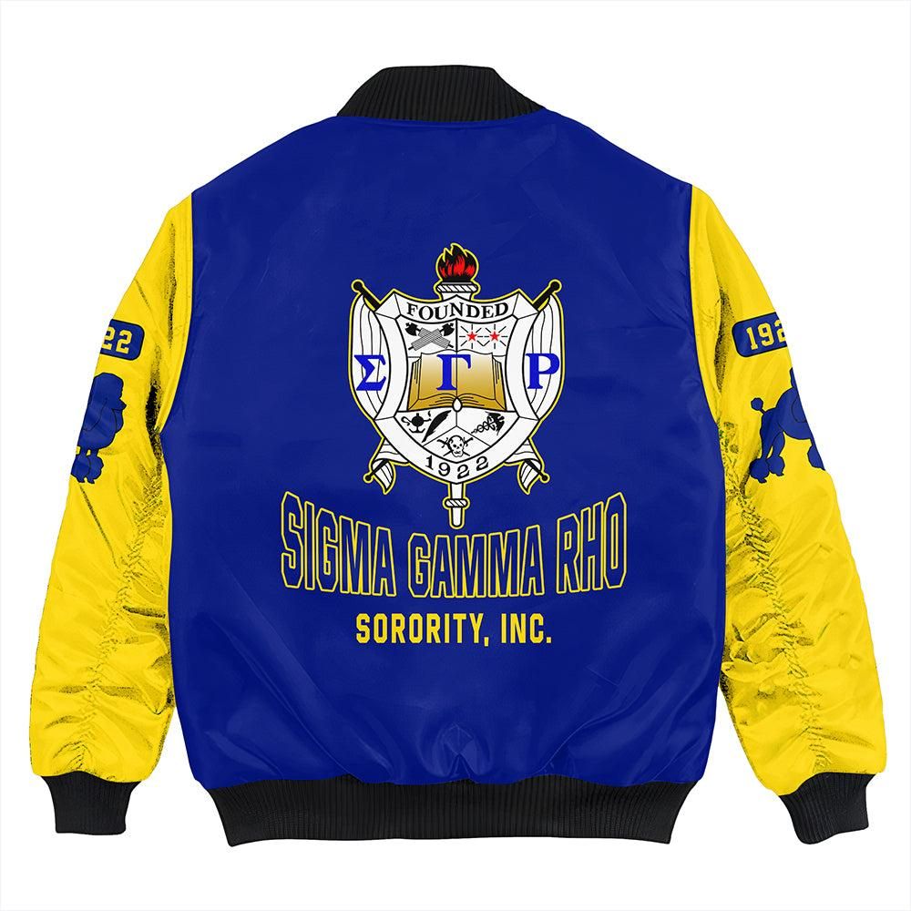 Sigma Gamma Rho Varsity Bomber Jacket T09
