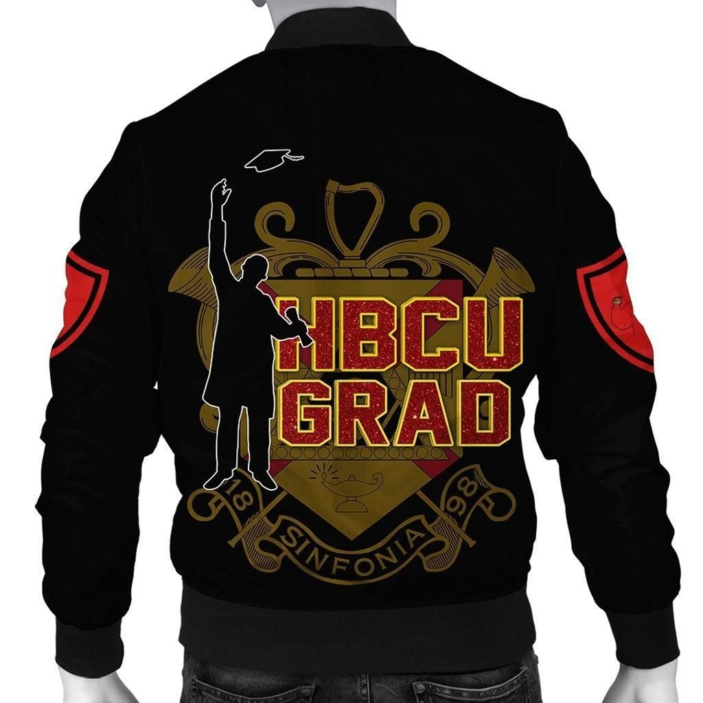 African Jacket - Phi Mu Alpha Sinfonia HBCU Style Bomber Jacket