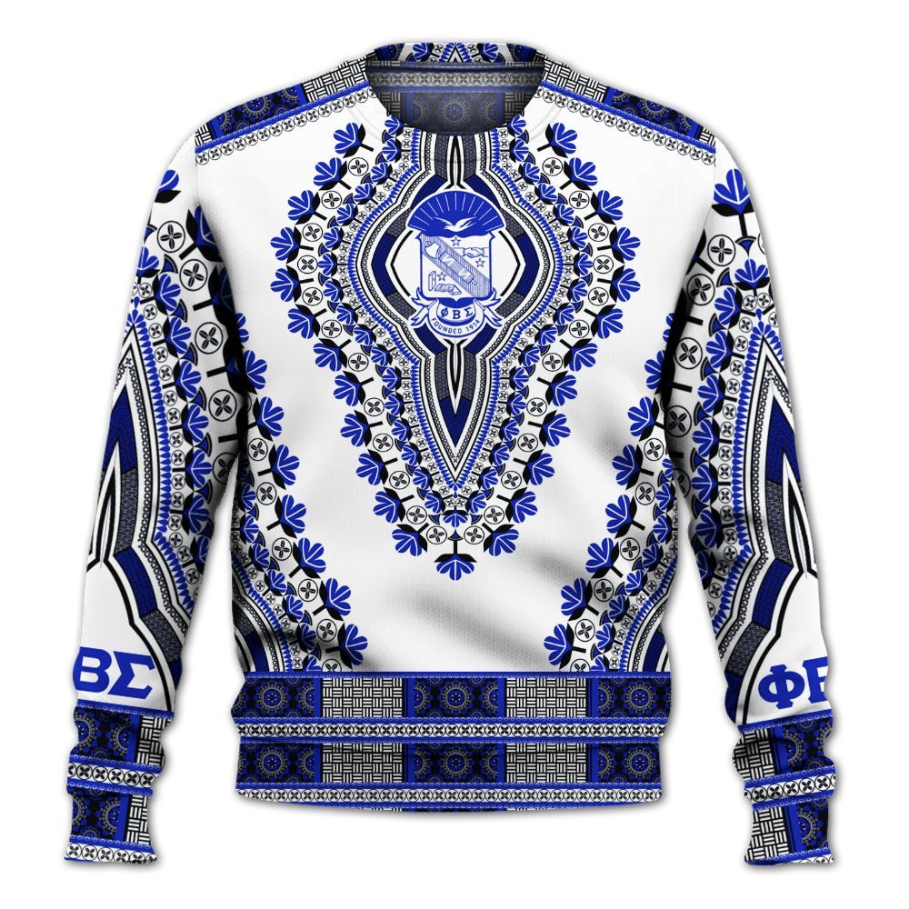 Ireishprint Phi Beta Sigma Shirt, African Dashiki Style Phi Beta Sigma Fraternity Sweatshirt